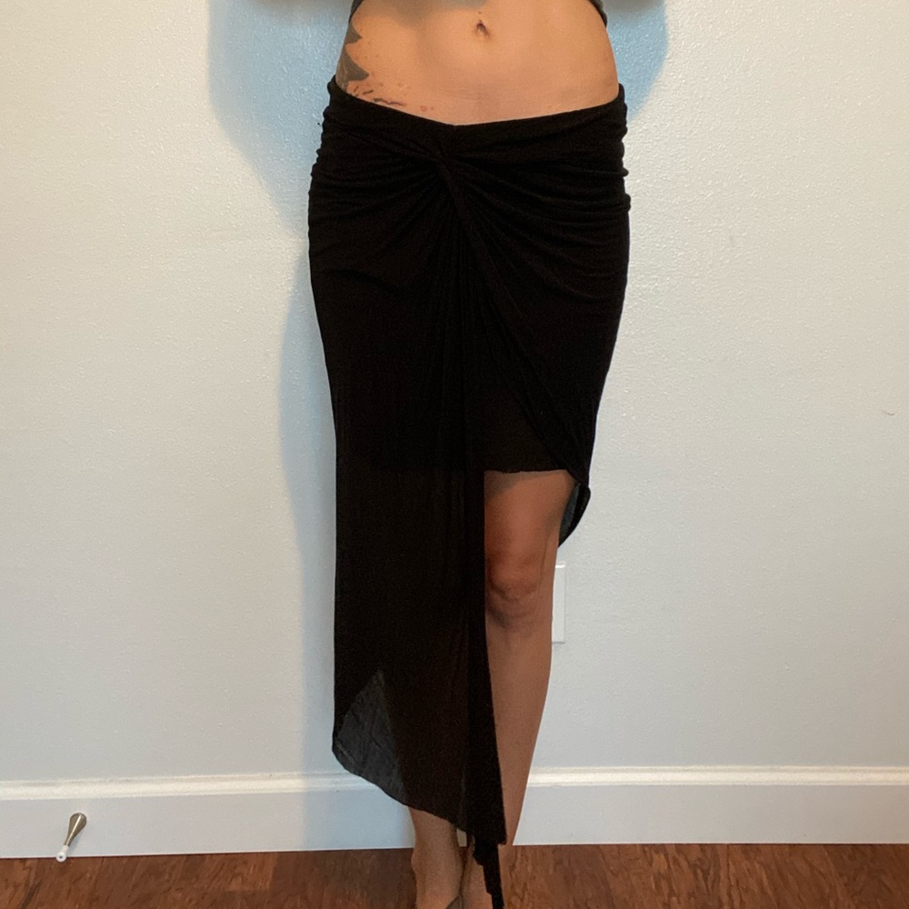 Lovely Helmut Lang Skirt asymmetrical size Small